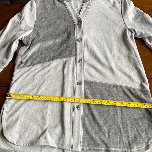 NEON BUDDHA Good Cheer Shirt Cotton/Poly Velour Size Medium/Large Grey Pallet - Picture 10 of 16